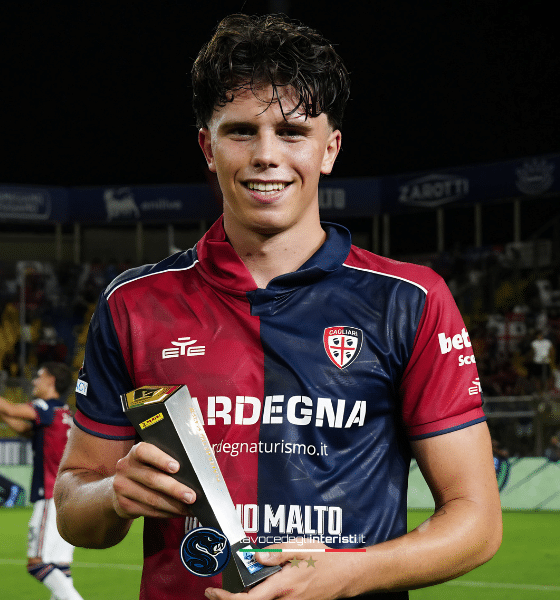 Alessandro Romano, centrocampista del Cagliari che piace all'Inter