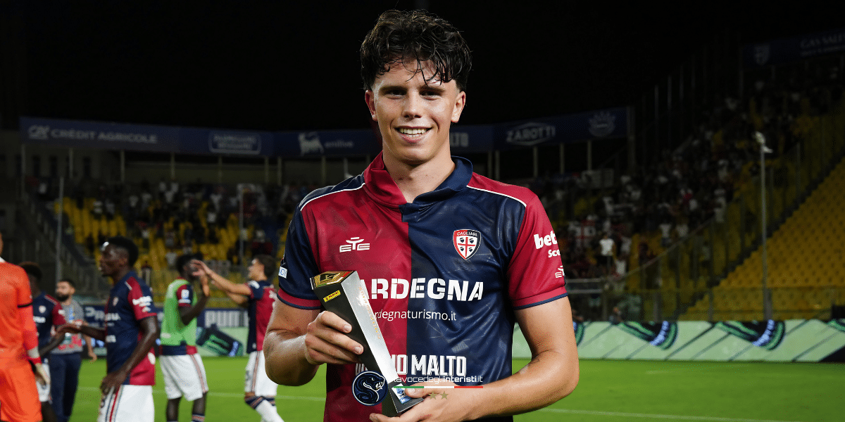 Alessandro Romano, centrocampista del Cagliari che piace all'Inter