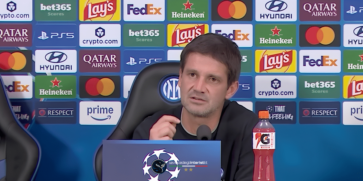 Cristian Chivu, allenatore Inter, in conferenza stampa